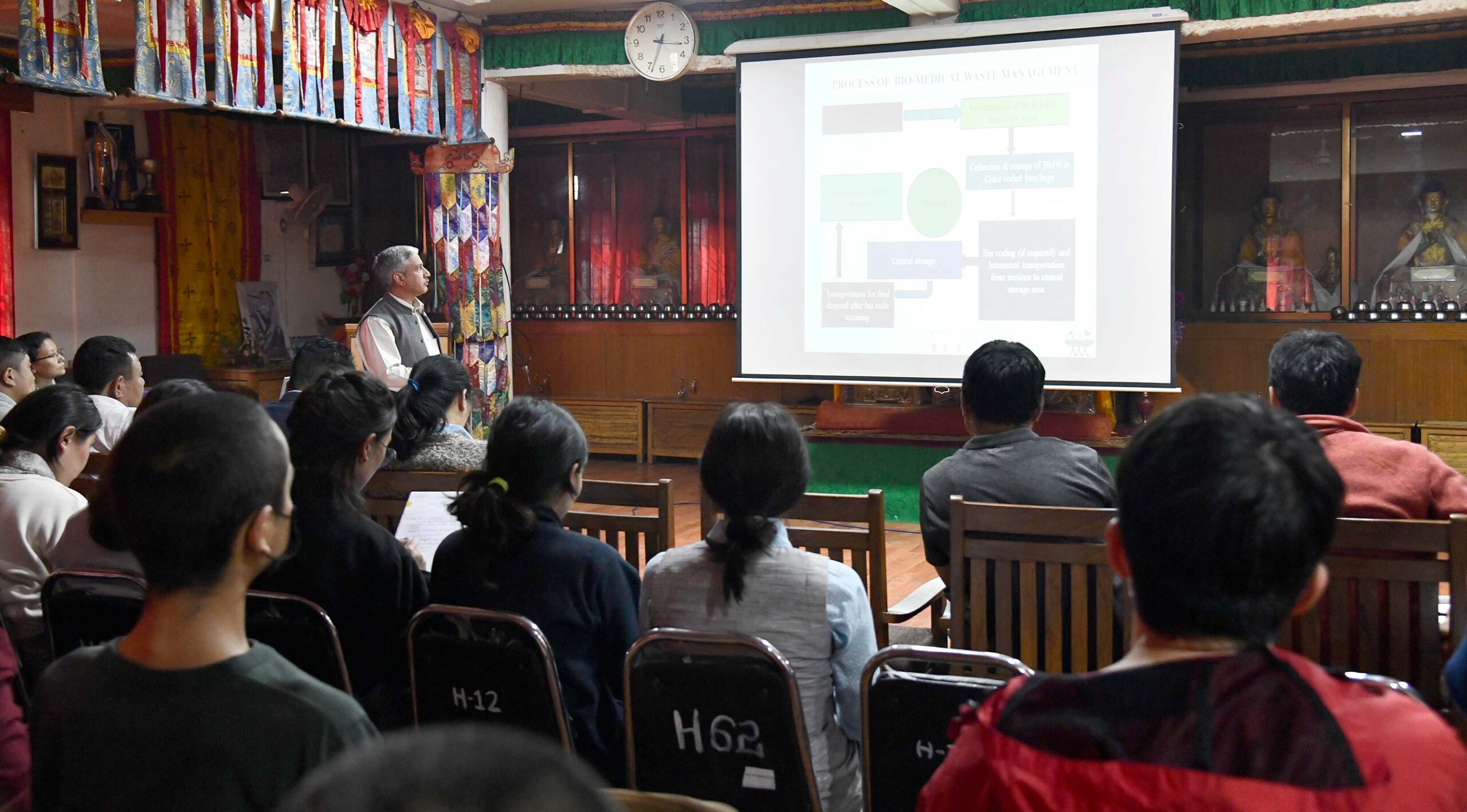 Read more about the article Workshop on Biomedical Waste Management at Men-Tsee-Khang Sowa-Rigpa Medical College April 2023