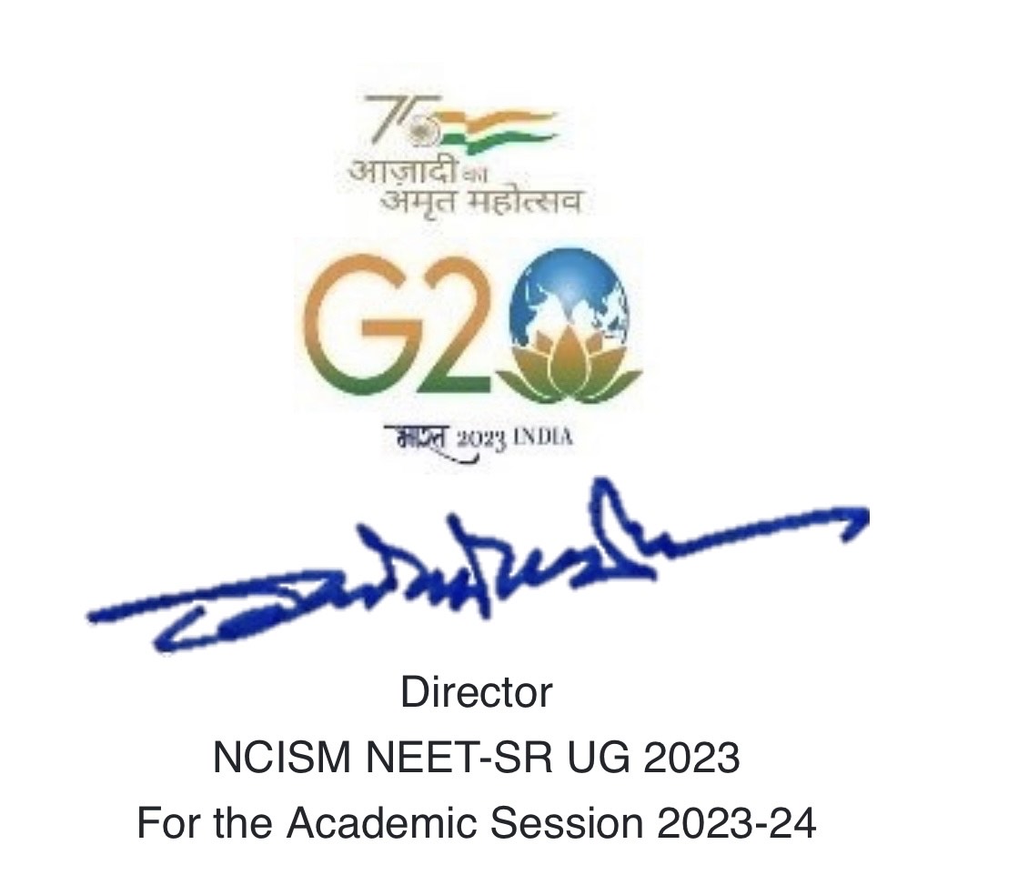 Read more about the article Notification of Admission in (NCISM-NEET) SR-UG (B.S.R.M.S.) 2023-2024 Academic Session