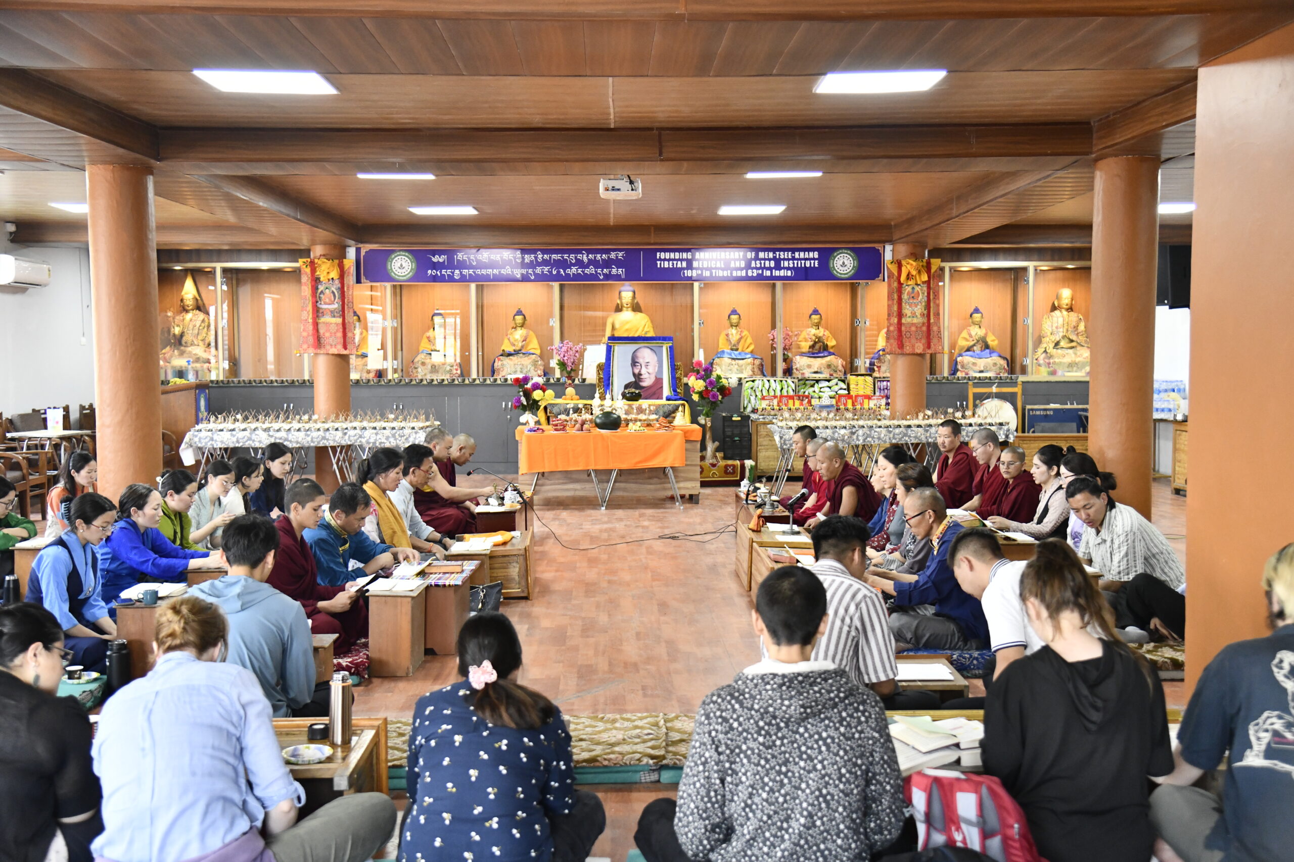 Read more about the article The Auspicious Occasion of Saga Dawa Conducted at Men-Tsee-Khang Sowa-Rigpa Medical College and Hospital, Dharamshala